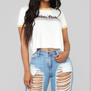 Babes Club Crop Top